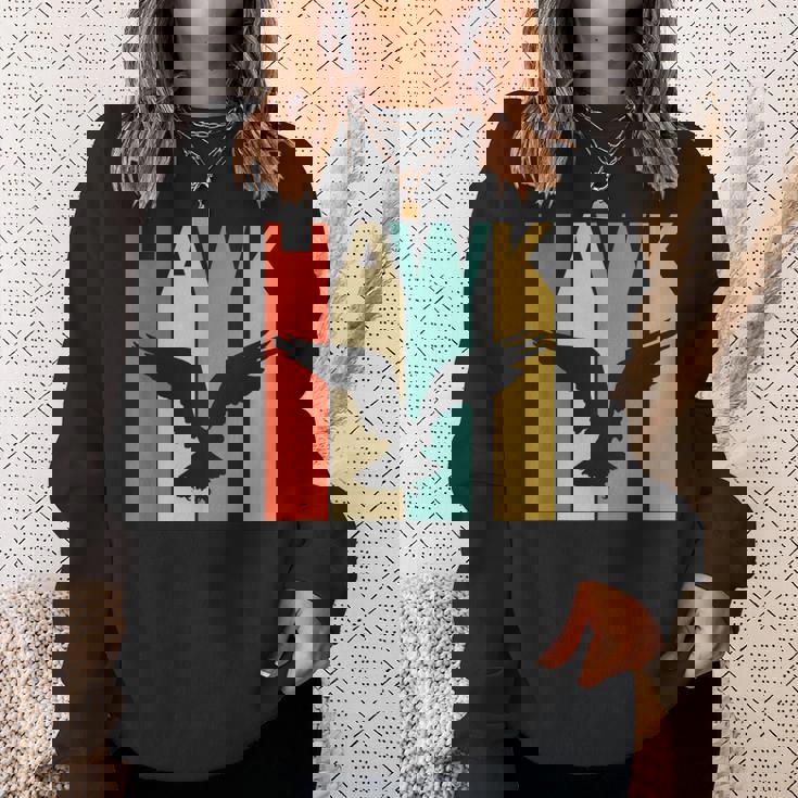 Hawk 鷹 動物 スウェットシャツ 彼女への贈り物