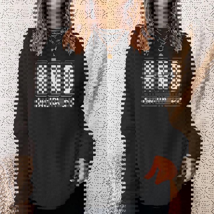 Hnd 羽田空港 東京 日本 航空ファン スウェットシャツ 彼女への贈り物