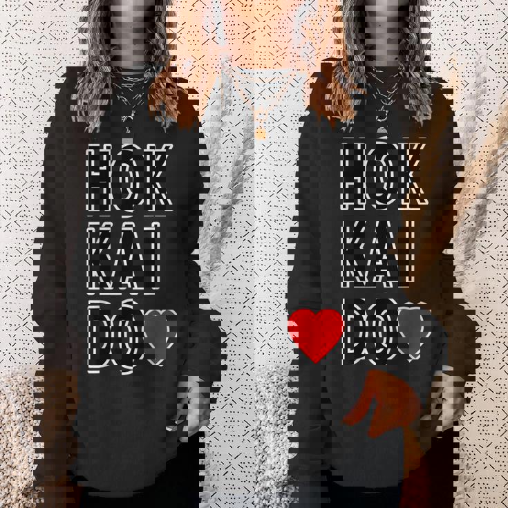 Hokkaido 北海道・ハート【I Love アイラブ】大きな文字【47都道府県】ジモtティ グッズ お土産 面白 スウェットシャツ 彼女への贈り物