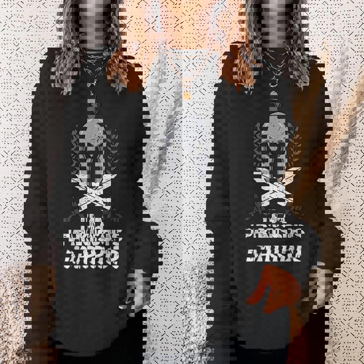 I'm A Parkinson's Warrior パーキンソン病啓発 スウェットシャツ 彼女への贈り物