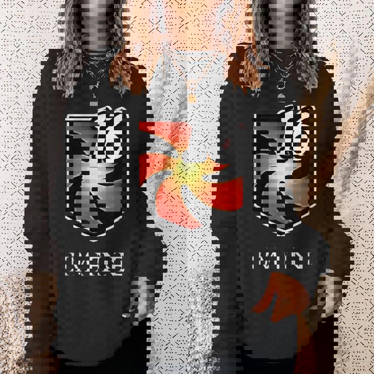 I'm Fine 脆弱性スタックス ファンタジー Mmorpg スウェットシャツ 彼女への贈り物