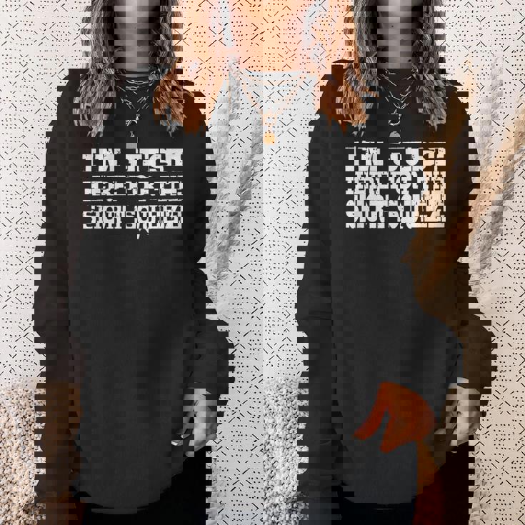 I'm Just Here For Thehortqueeze 面白い株式市場 スウェットシャツ 彼女への贈り物