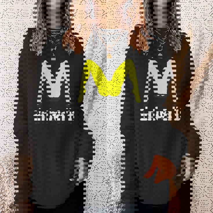 I'm Lovin' It ユーモラスな攻撃的なイヌエンド スウェットシャツ 彼女への贈り物