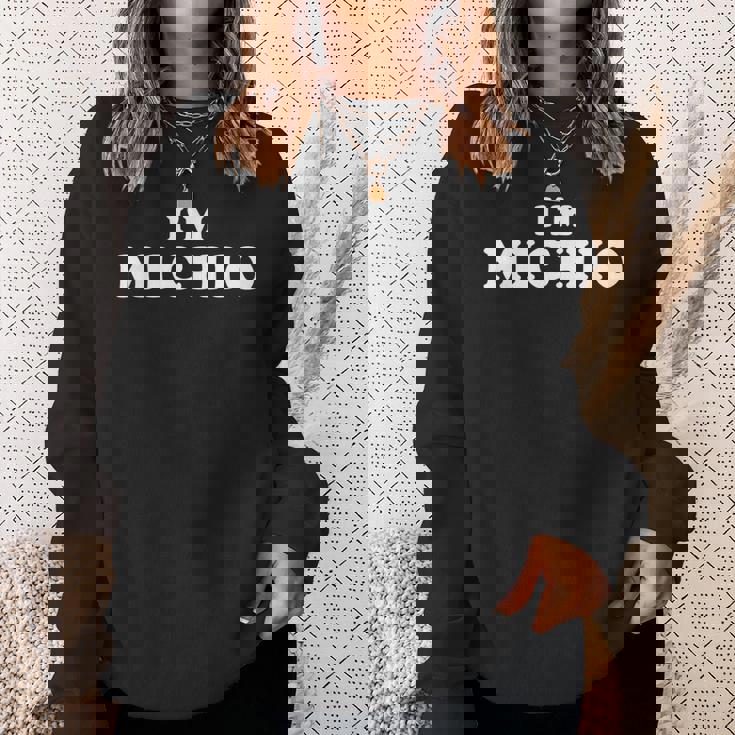 I'm Michio、My Name Is Michio、I Am Michio、パーソナライズ スウェットシャツ 彼女への贈り物