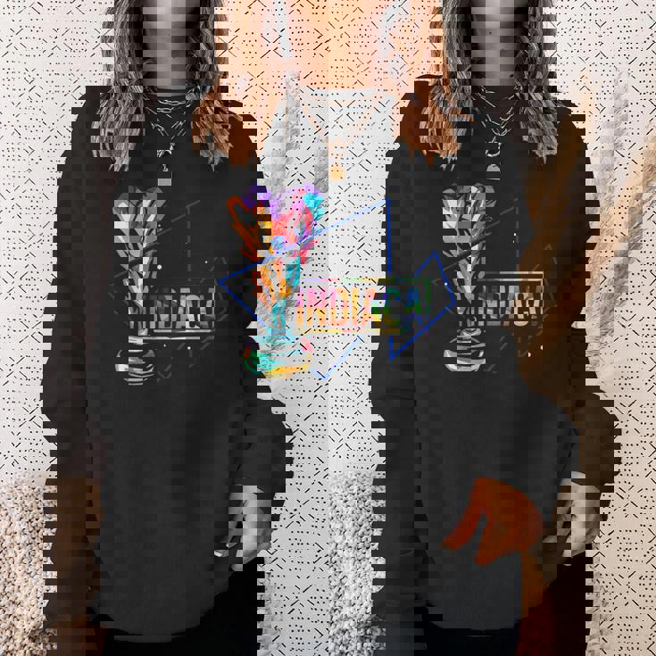 Indiaca キックバックゲームハンドシャトルコック スウェットシャツ 彼女への贈り物