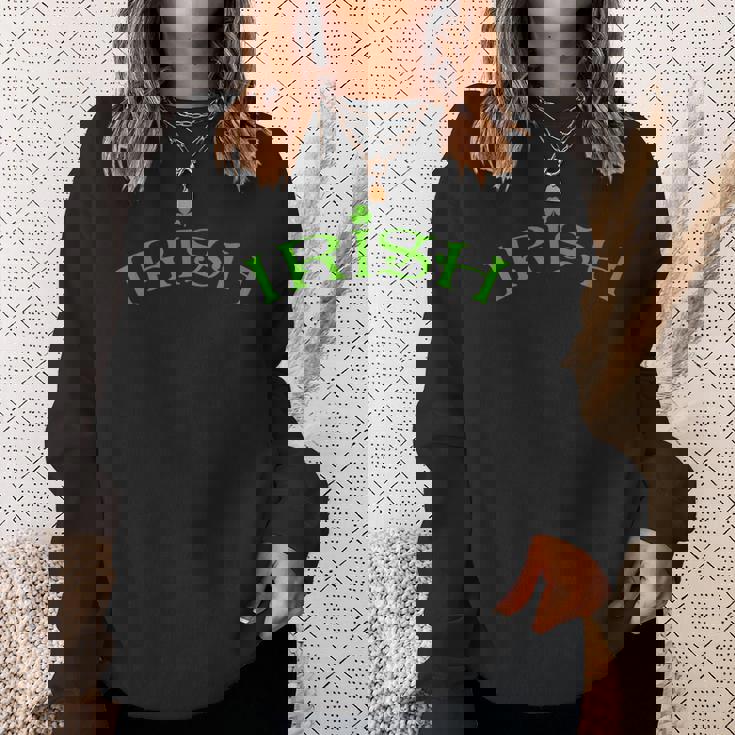 Irish Drink Fight アイリッシュウイスキー 両面 スウェットシャツ 彼女への贈り物