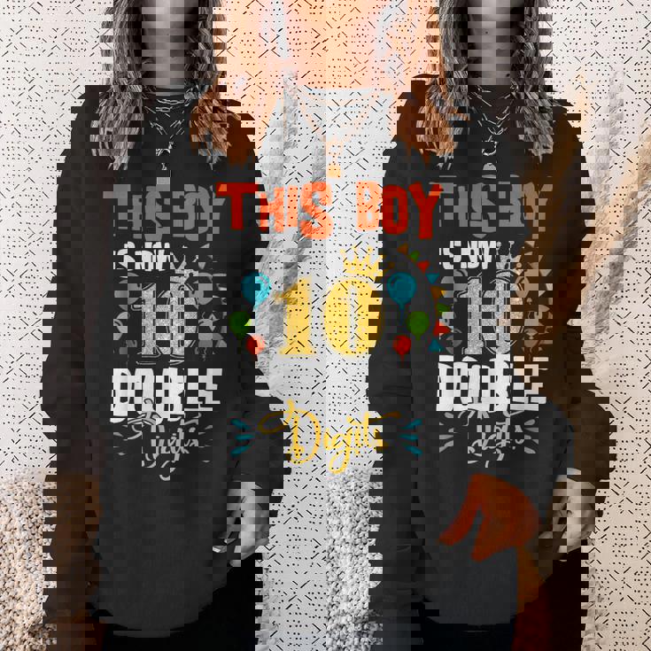 It's My 10Th Birthday シャツ ダブルディジット 10歳 男の子 スウェットシャツ 彼女への贈り物