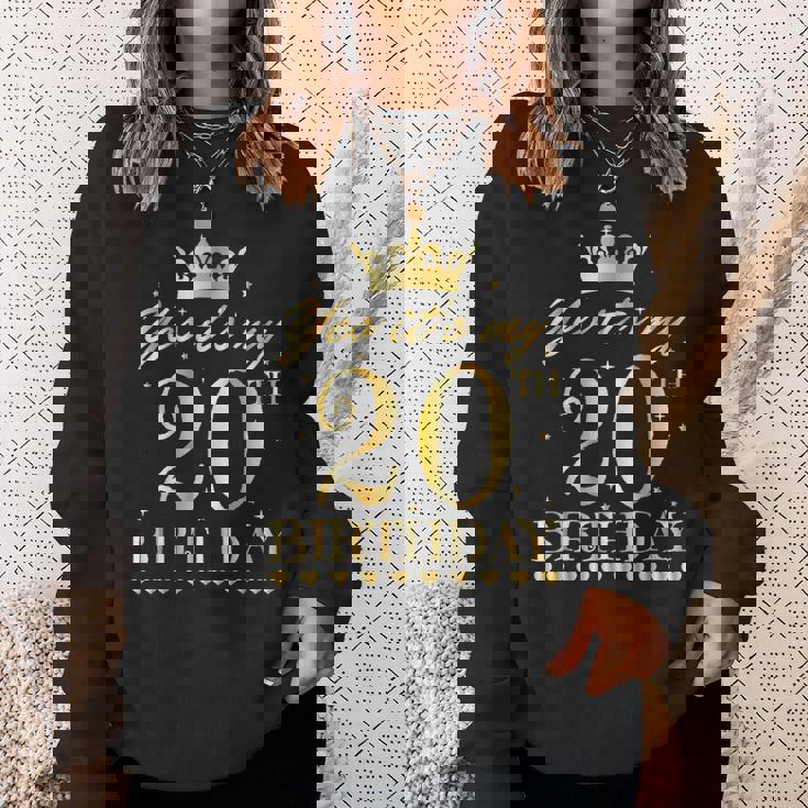 It's My 20Th Birthday Party ケーキ お祝い 楽しい20年 スウェットシャツ 彼女への贈り物