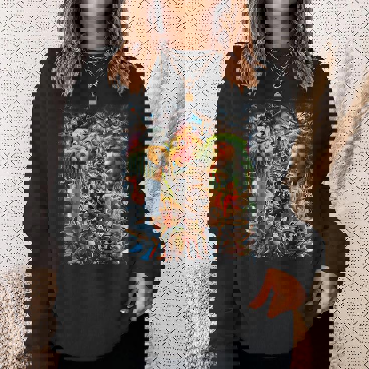 Italian Brainrot 面白い イタリアン ブレイン ロット ミーム キャラクター スウェットシャツ 彼女への贈り物