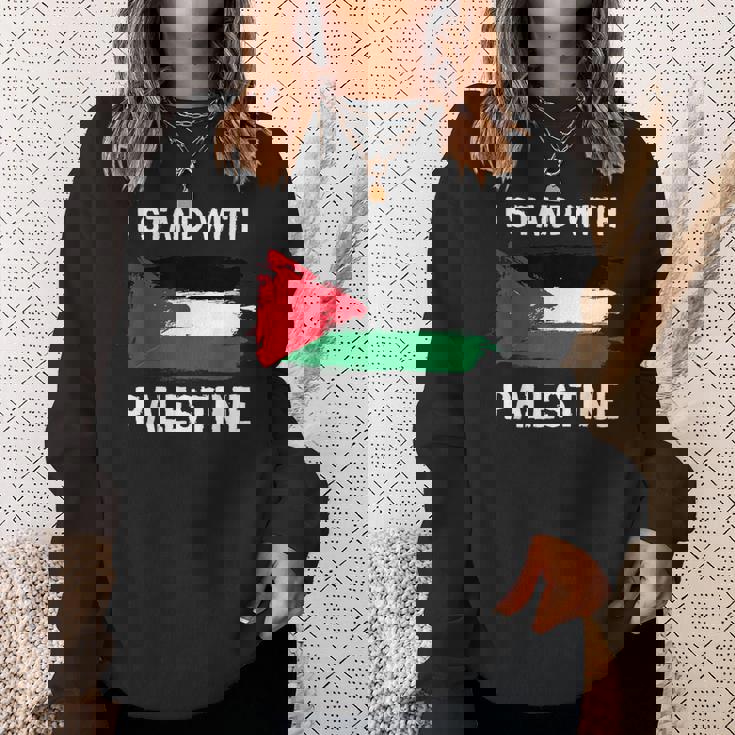 Itand With Palestine ペンダント フリーガザエルサレムモスク スウェットシャツ 彼女への贈り物