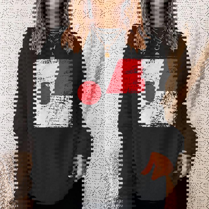 Japanese Flag Indonesiaインドネシアの遺産 インドネシアのルーツ 日本の国旗 インドネシアの国旗 スウェットシャツ 彼女への贈り物