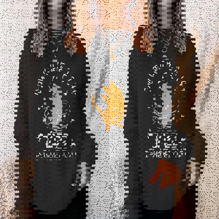 Jazz Dance Cat Jazz スウェットシャツ 彼女への贈り物