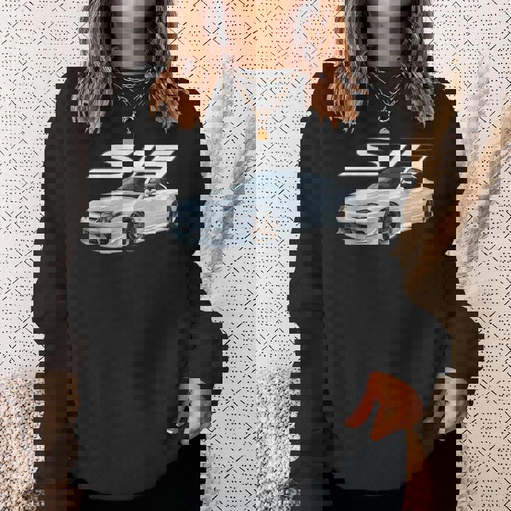 Jdm Car15ertextanced Aspen ホワイト ドリフトマシン スウェットシャツ 彼女への贈り物