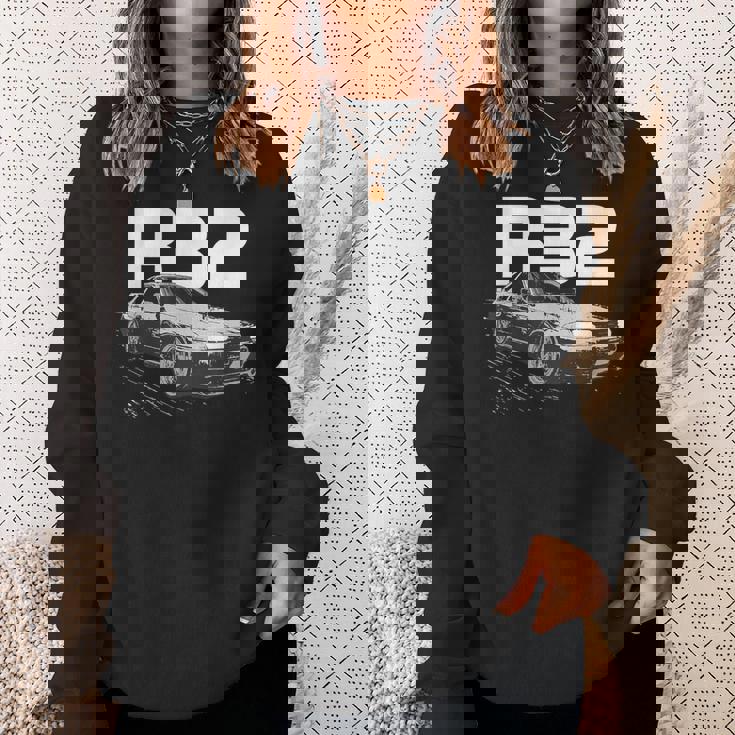 Jdm R32 ドリフトカー スウェットシャツ 彼女への贈り物