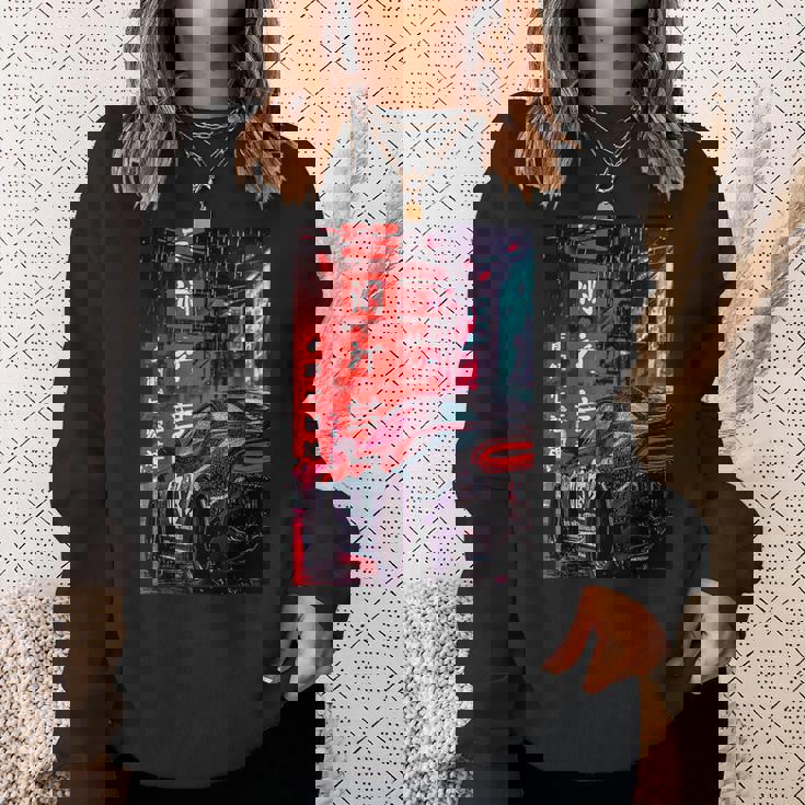 Jdm ジャパン ドリフト レーシング チューニング スポーツカー 東京 ドリフト スウェットシャツ 彼女への贈り物