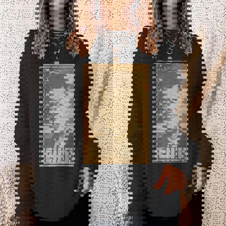 Jfk ジョン・F・ケネディ・トーンポスター スウェットシャツ 彼女への贈り物