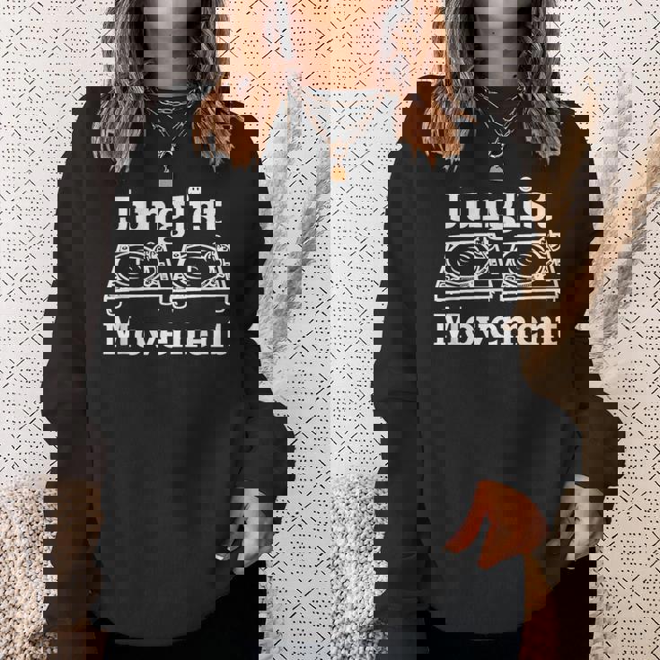 Junglist Movement ジャングルドラムとバスミュージックデザイン スウェットシャツ 彼女への贈り物