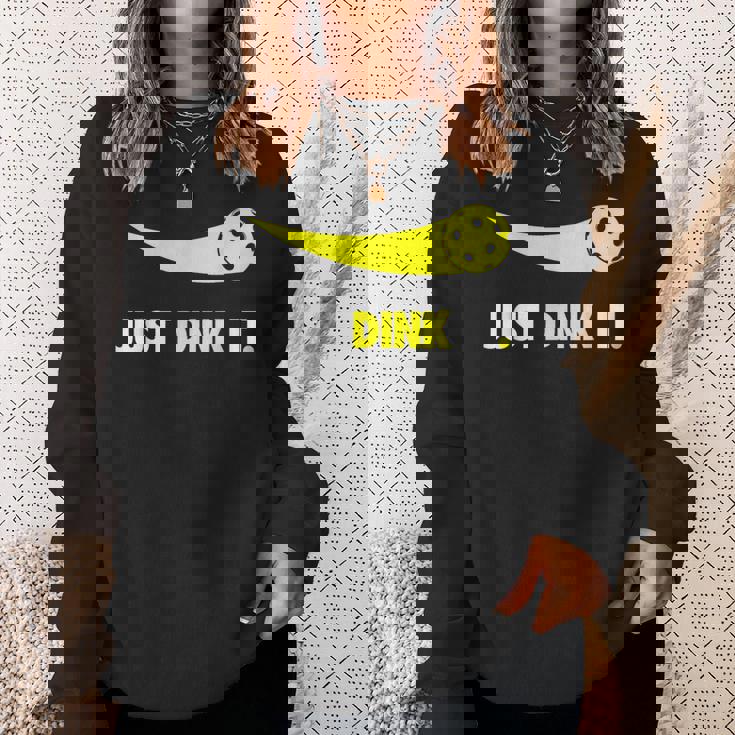Just Dink It ピックルボールシャツ メンズ レディース キッズ スウェットシャツ 彼女への贈り物
