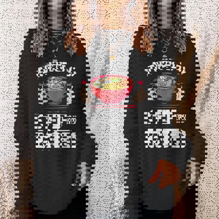 K-Pop And ラーメン 韓国 スウェットシャツ 彼女への贈り物