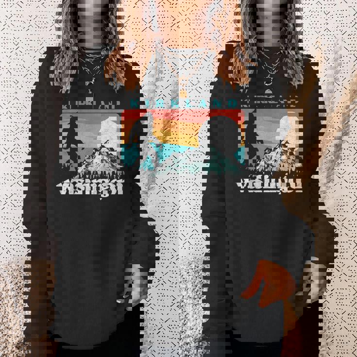 Kirkland Washington Retro 80S Bigfoot スウェットシャツ 彼女への贈り物