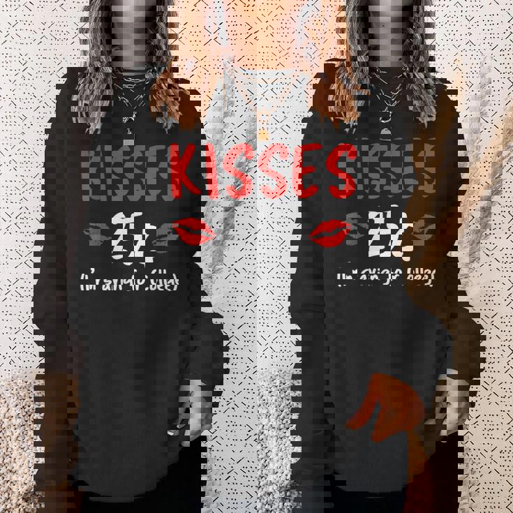 Kisses 25 Imave For College バレンタインデー デザイナー スウェットシャツ 彼女への贈り物