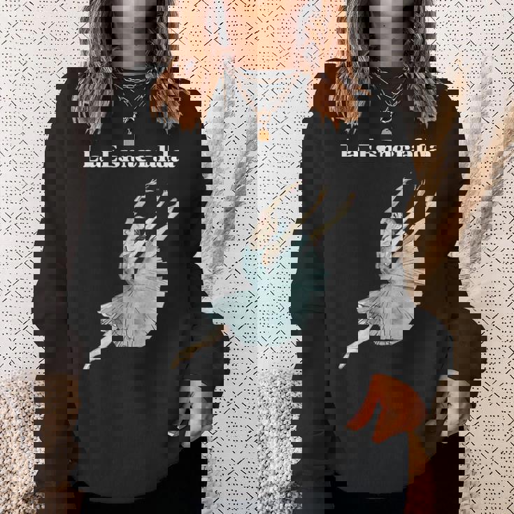 La Esmeralda バレエダンサー バレリーナ ポワント チュチュダンス スウェットシャツ 彼女への贈り物