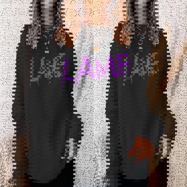 LAMF ラムパンクロックレトロデビーファンタイムサマーキャンプ スウェットシャツ 彼女への贈り物