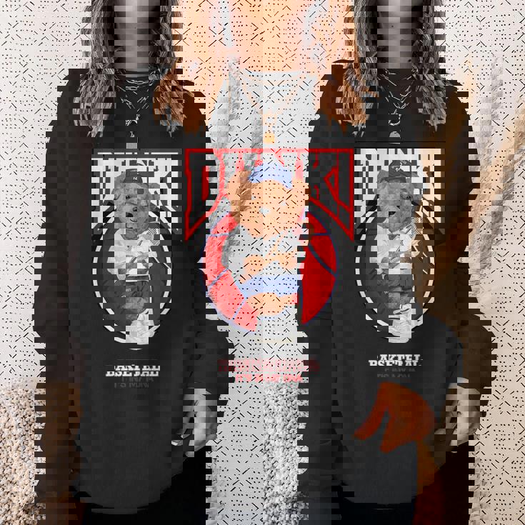 The Legend Teddy Bear Basketballlam Dunk Cool Basketball スウェットシャツ 彼女への贈り物