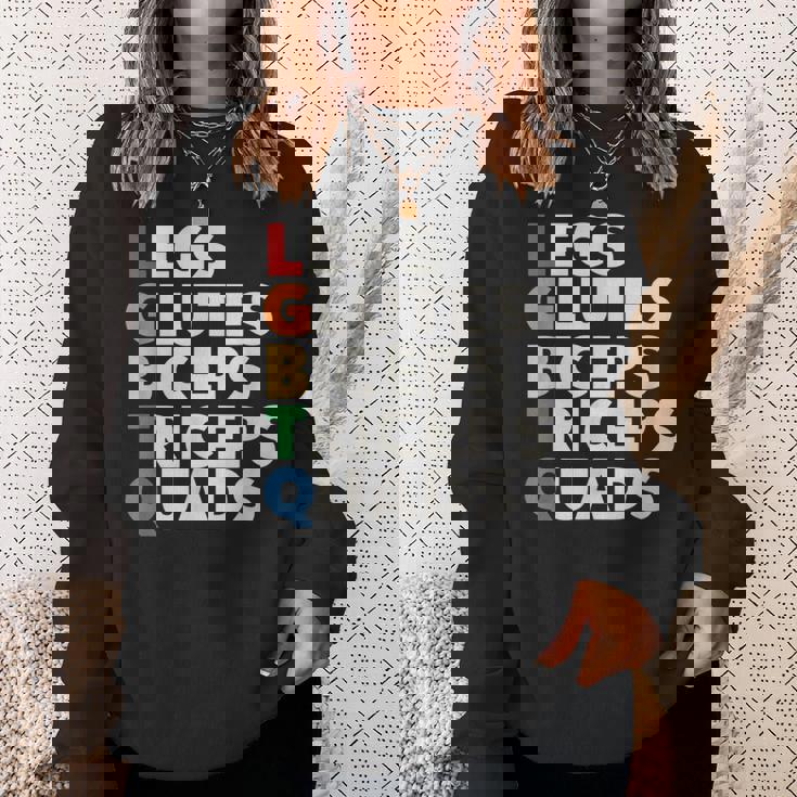 Lgbtq ラッツ 大臀筋 上腕二頭筋 上腕三頭筋 大腿四頭筋 ジム リフティングウェイト スウェットシャツ 彼女への贈り物