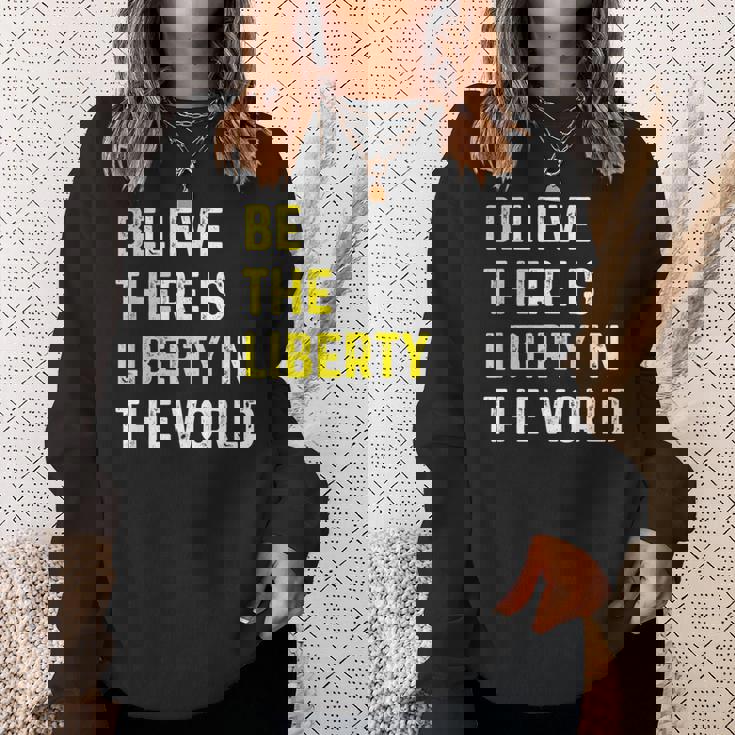 Be The Liberty Libertarian Activist Anarchy Ancap Minarchist スウェットシャツ 彼女への贈り物