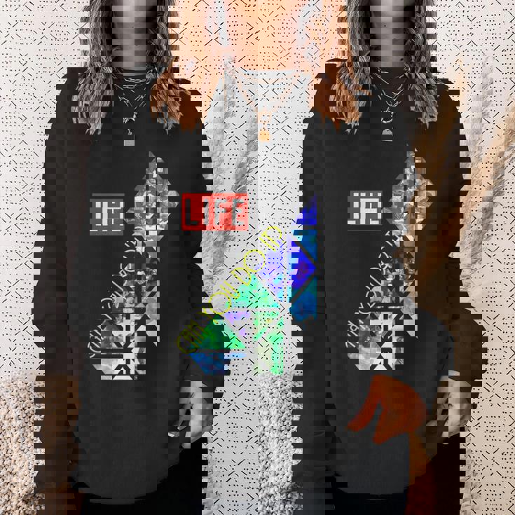 Life Picture Collection ゲーム（３） Can You Do It スウェットシャツ 彼女への贈り物