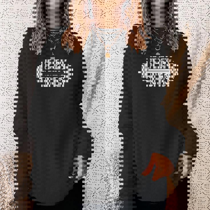 Lift Heavy Run Fast ウェイトリフターランナー ヴィンテージジムワークアウト スウェットシャツ 彼女への贈り物