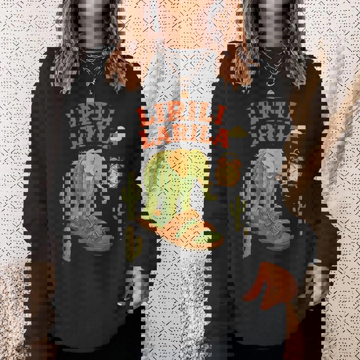 Lirili Larila イタリアのブレインロットミーム スウェットシャツ 彼女への贈り物