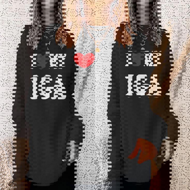 I Love My Iga 伊賀大好き スウェットシャツ 彼女への贈り物