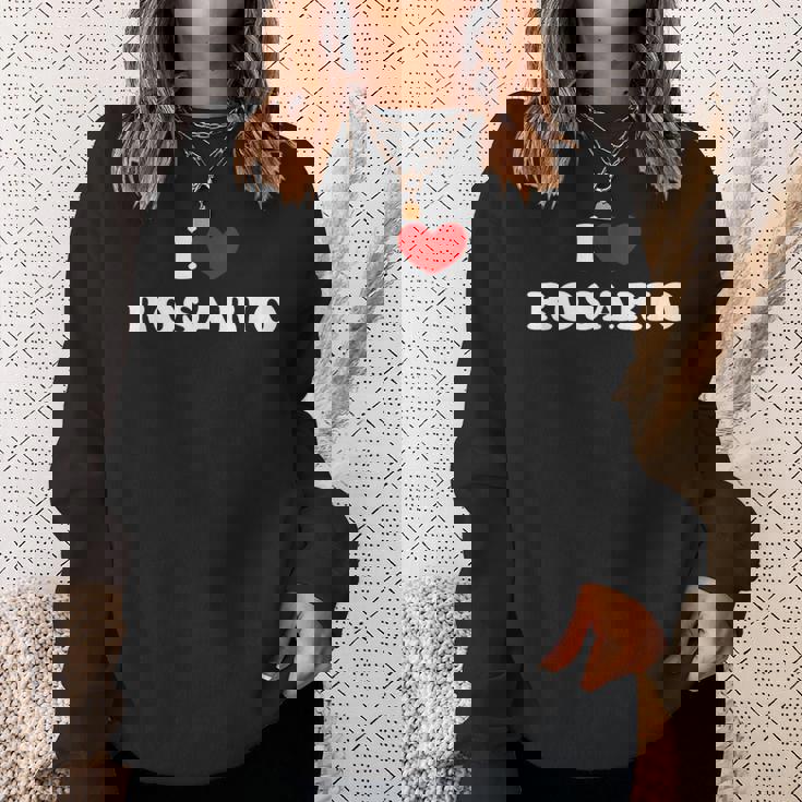 I Love Rosario 私は愛する Rosario スウェットシャツ 彼女への贈り物