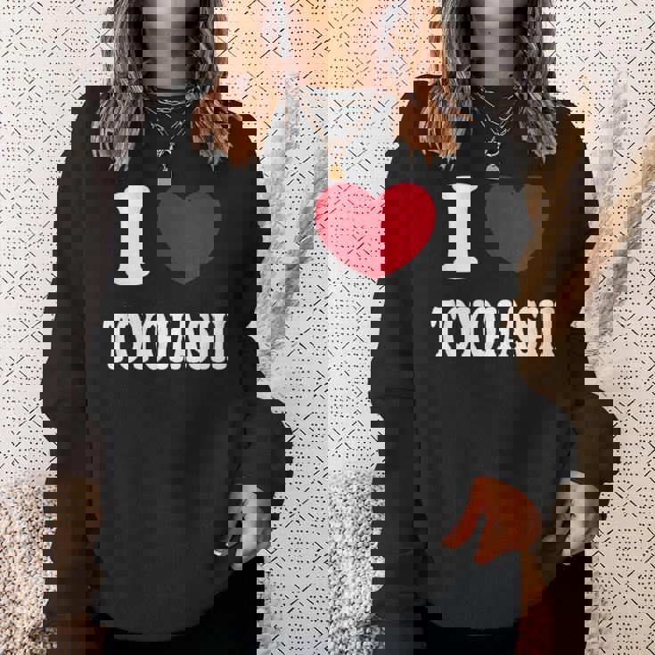 I Love Toyohashi アイラブ豊橋 スウェットシャツ 彼女への贈り物