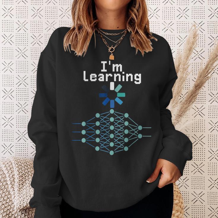 Machine Deep Learning ニューラルネットワークデータサイエンスtシャツ スウェットシャツ 彼女への贈り物