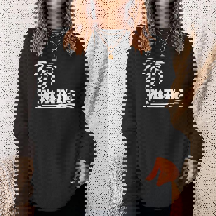 Mahalo サンクス ハワイ ヤシの木 ビーチ ホリデーギフト サンサーフ スウェットシャツ 彼女への贈り物