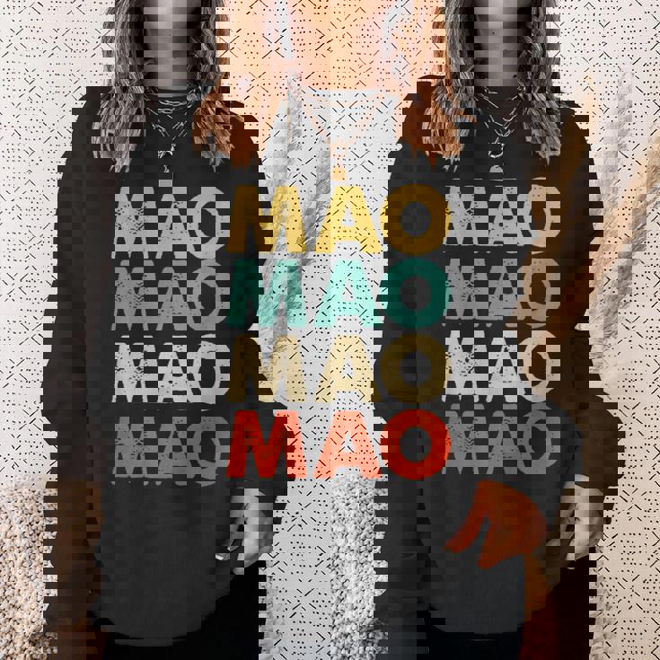 Mao 真央 スウェットシャツ 彼女への贈り物