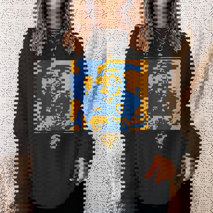 Maradona Boca 1995 ペイント スウェットシャツ 彼女への贈り物