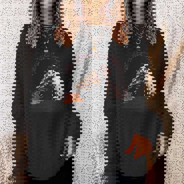 His Master'soice Rca ビクター ニッパー 犬 スウェットシャツ 彼女への贈り物