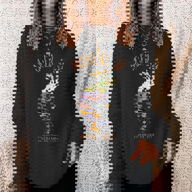 Mcneal アリゾナ Usa ダンシング ココペリ 南西部デザイン スウェットシャツ 彼女への贈り物