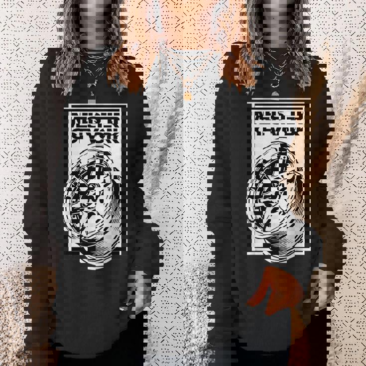 Meister Of Work 車用スタンスホイールのベストプロジェクト スウェットシャツ 彼女への贈り物