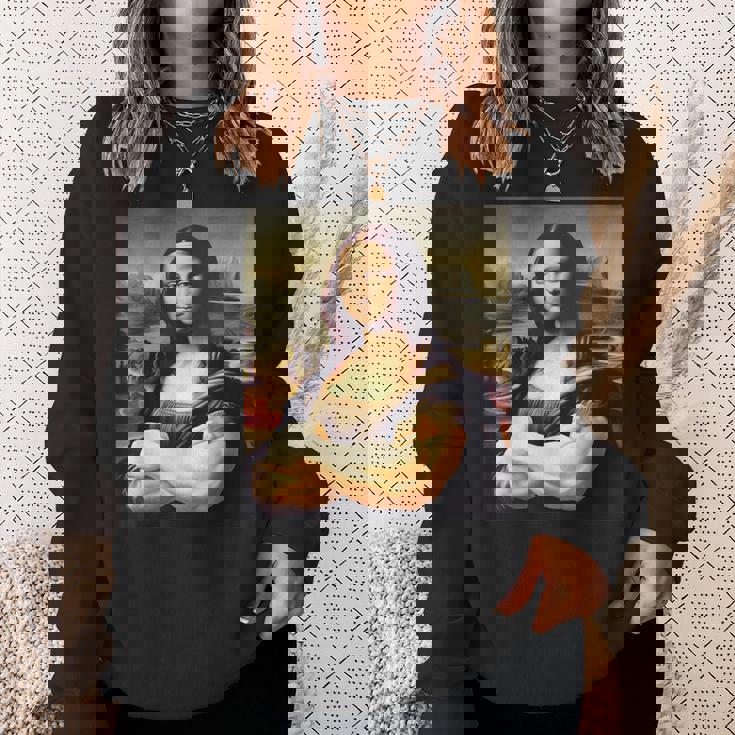 Mona Lisa Bodybuilding Mona Lisa Muscle Gym Workout スウェットシャツ 彼女への贈り物