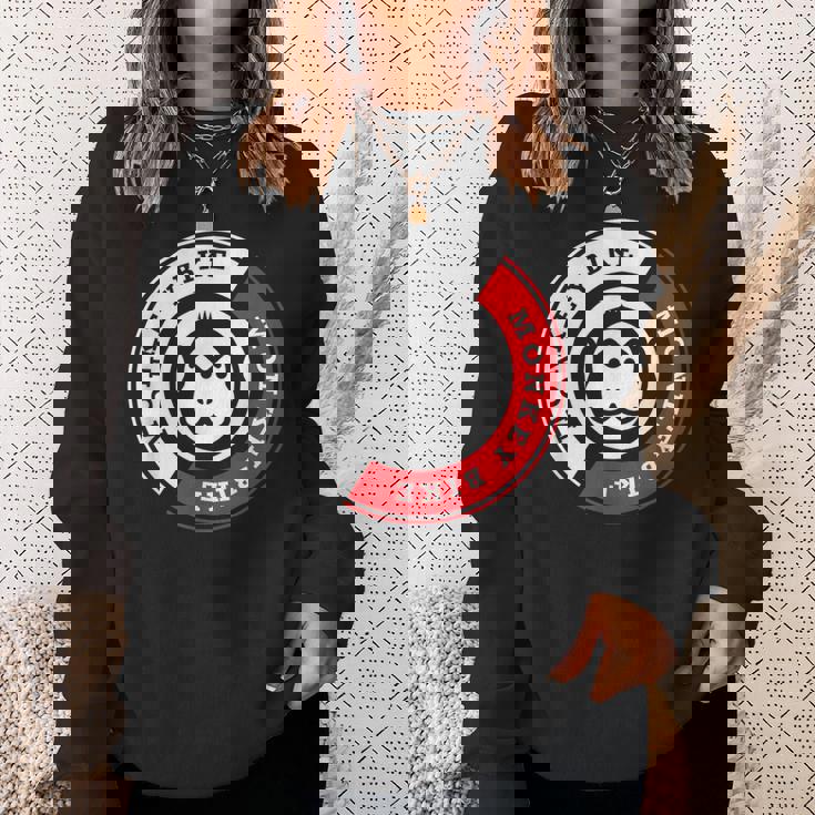 Monkey Bike レッドグラフィック スウェットシャツ 彼女への贈り物