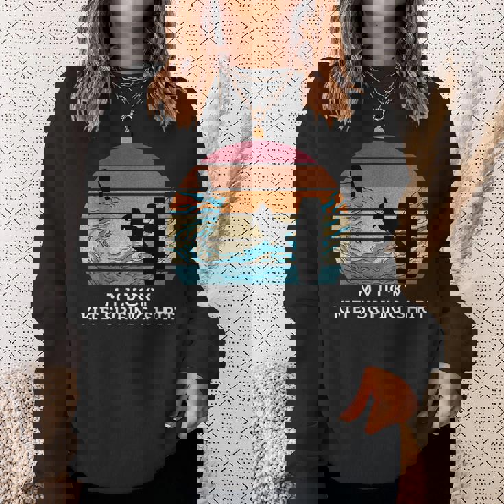 My Lucky Kite サーフィンシャツ ヴィンテージ サンセット ビーチ スウェットシャツ 彼女への贈り物