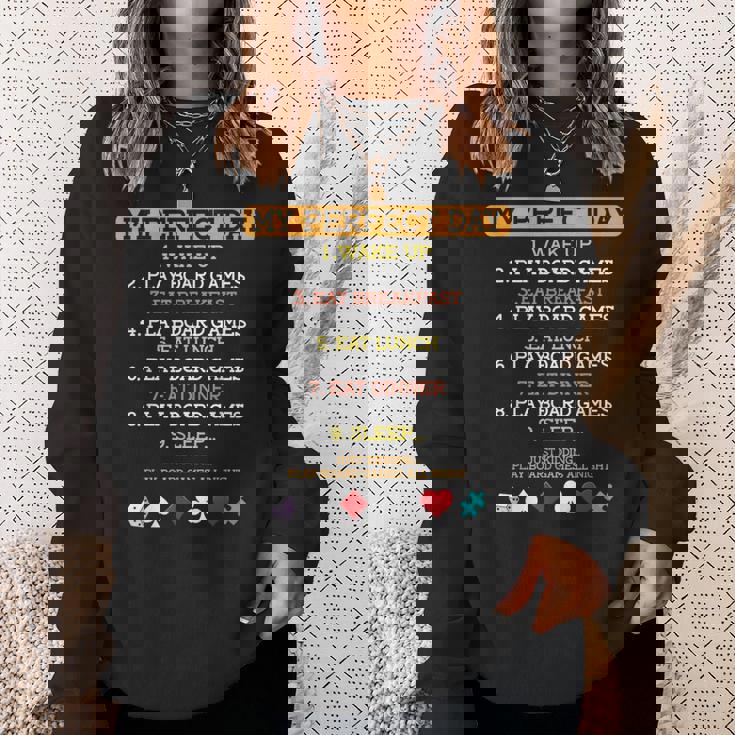 My Perfect Day ボードゲーム 恋人 ボードゲーム 面白い スウェットシャツ 彼女への贈り物