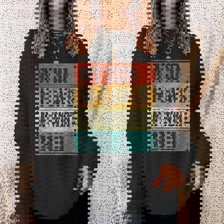 Myon In Law Is My Favorite Child 父の日 スウェットシャツ 彼女への贈り物