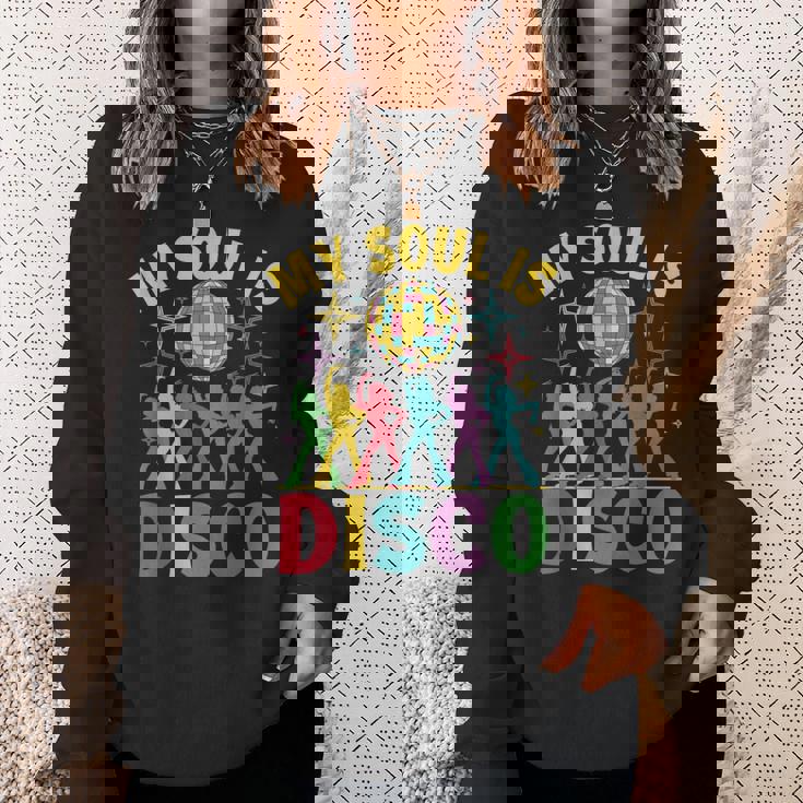 Myoul Is Disco ヴィンテージ 70年代 ダンシング レトロ ダンスミュージック スウェットシャツ 彼女への贈り物