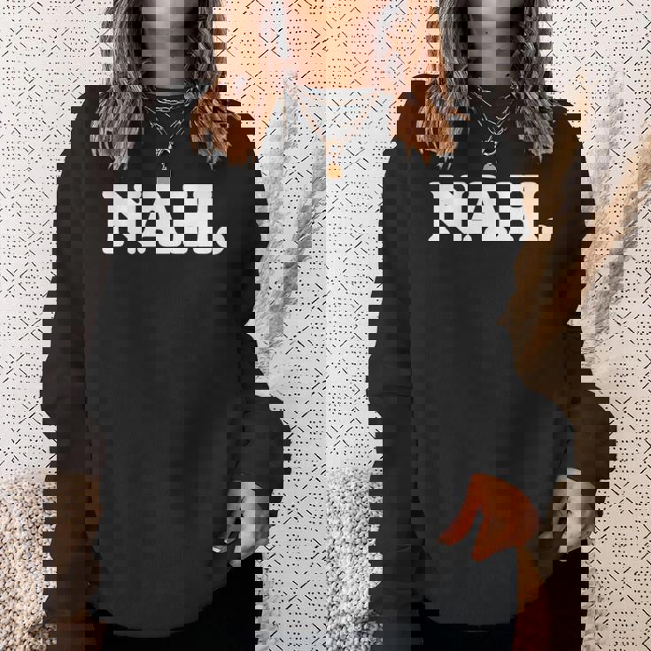 Nah Minimalist Nihilist Pessimist Introvert Graphic 長袖tシャツ スウェットシャツ 彼女への贈り物